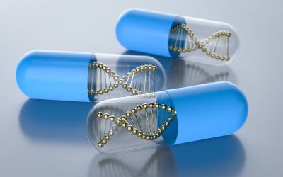 DNA in microcapsule